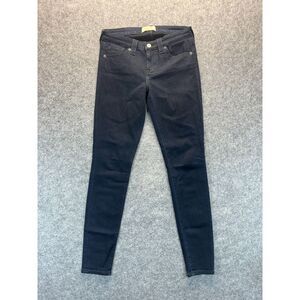 Big Star Jeans Women's 27 Alex Skinny Mid Rise‎ Dark Blue Stretch Denim